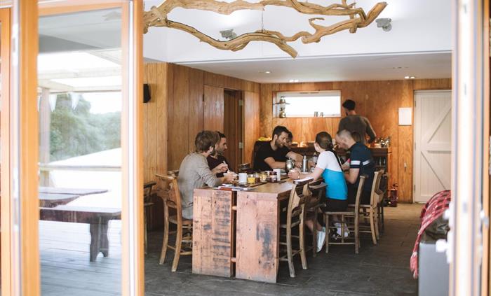 Breakfast at the lodge (photo: Finn Beales)